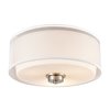 Elk Home Market Square 13'' Wide 3-Light Flush Mount, Brushed Nickel CN300232